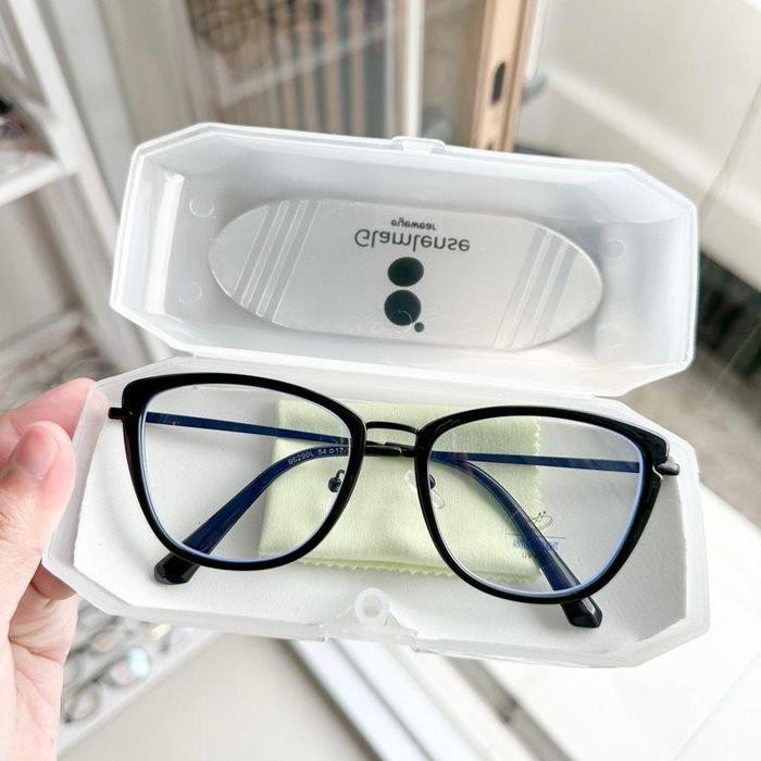 【BELI 1 PCS MINUS GRATIS 1 KACAMATA】KACAMATA MINUS PHOTOCROMIC ANTIRADIASI PRIA WANITA 95920 Perempu