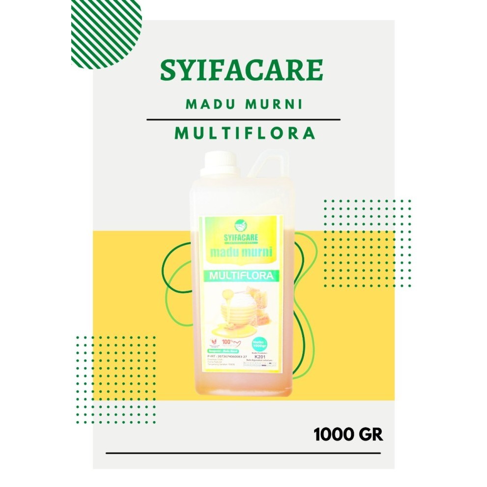 

Madu Murni Multiflora 1 kg Syifacare Asli Original Alami Murni