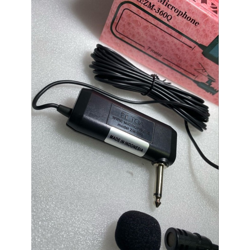 MIC JEPIT TOA ORIGINAL ZM-360 100% ORIGINAL PRODUK
