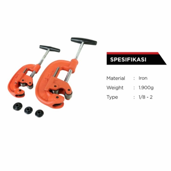 

Alat Pemotong Potong Pipa Besi | 1/2 , 2" , 3" , 4" | Heavy Duty Pipe Cutter - 2 Inch