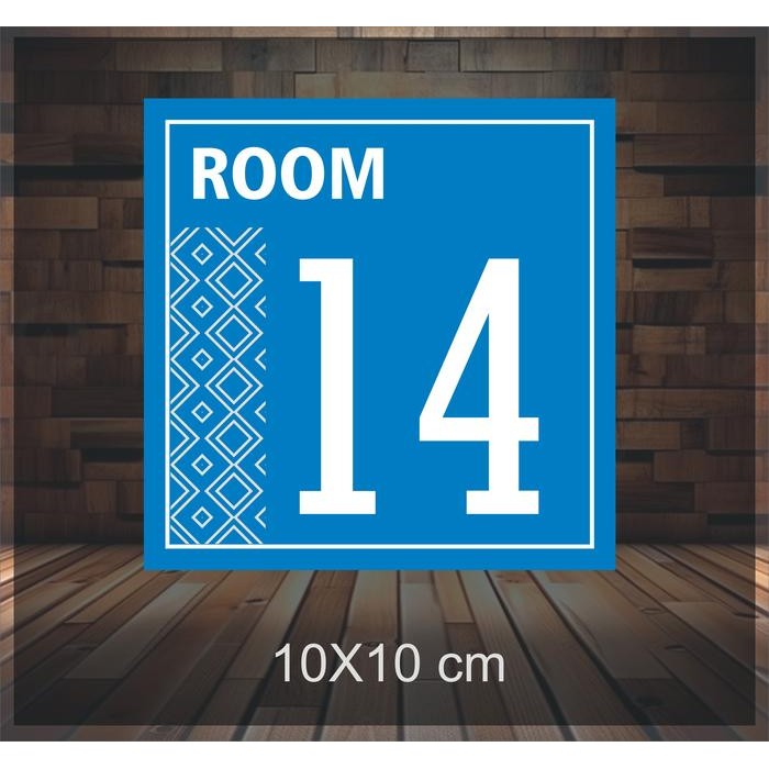 

Sticker Nomer Kamar (Nomer Pintu) Biru 10x10cm