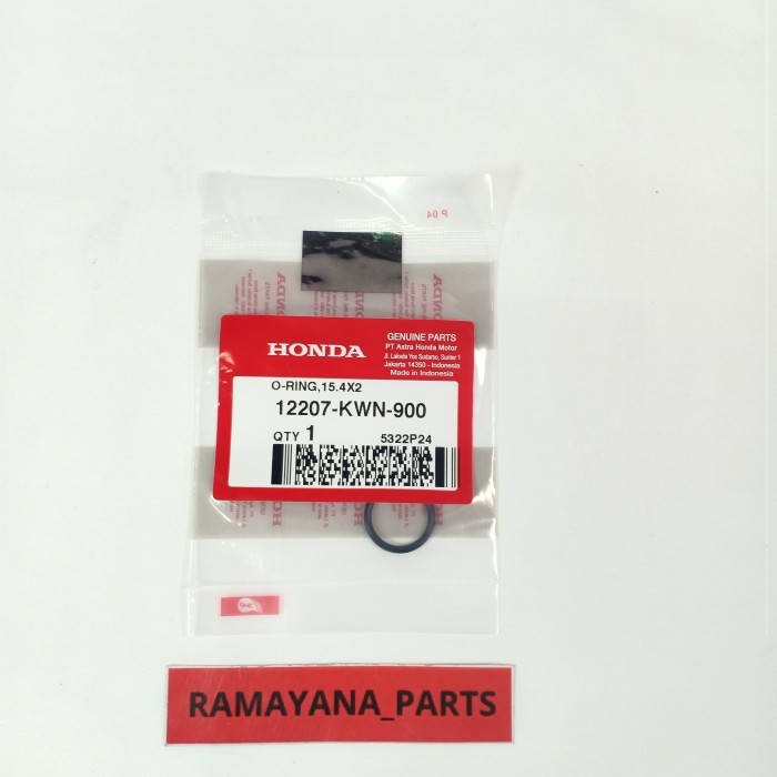 O-Ring 15.4×2 Join Water Pump Honda PCX 150 K97 12207KWN900