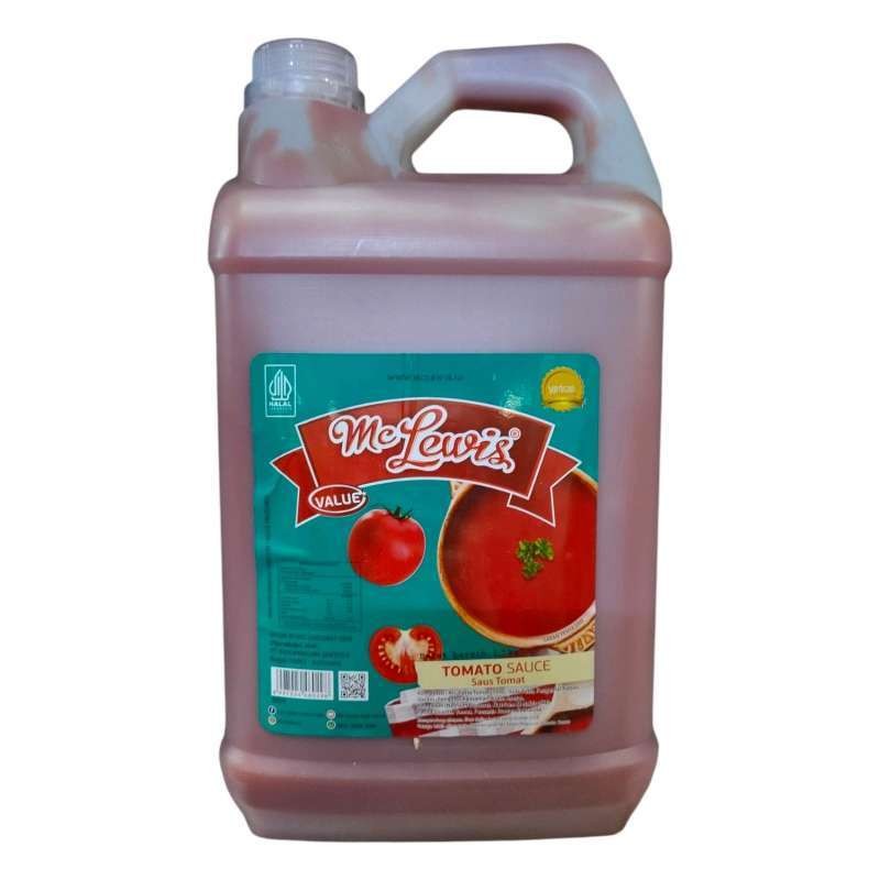 

Mc Lewis Value Tomato Sauce Saus Tomat Jerigen 5,7 Kg