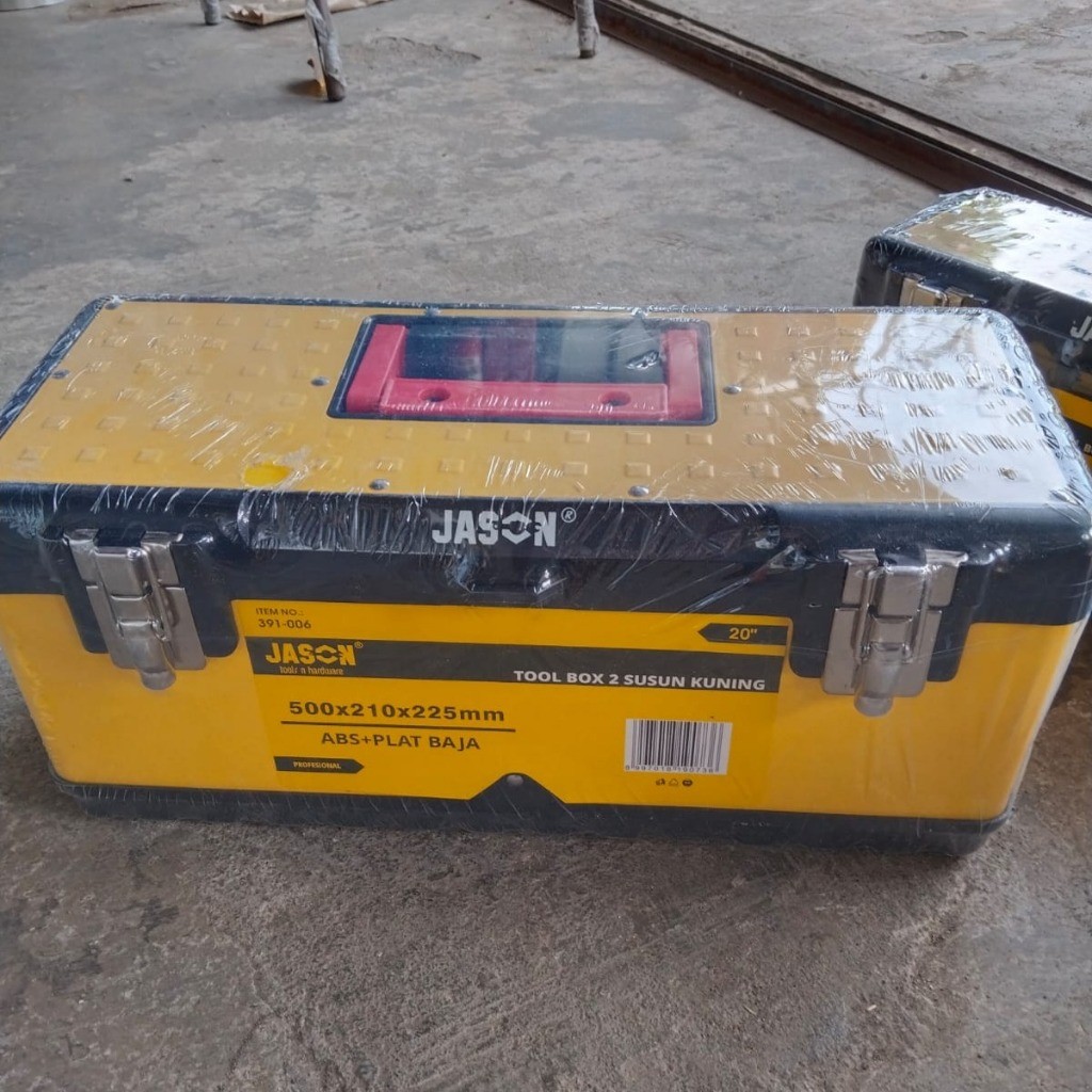 BOX tool Plastik KUNING JASON/box perkakas/Kotak Peralatan Besar dan Kecil/Kotak wadah Pancingan/tem