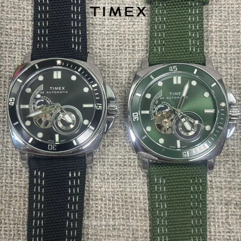Jam Tangan Pria New  TIMEX Luxury Automatic Watch Automatic Mechanical Watch Male American Stainless