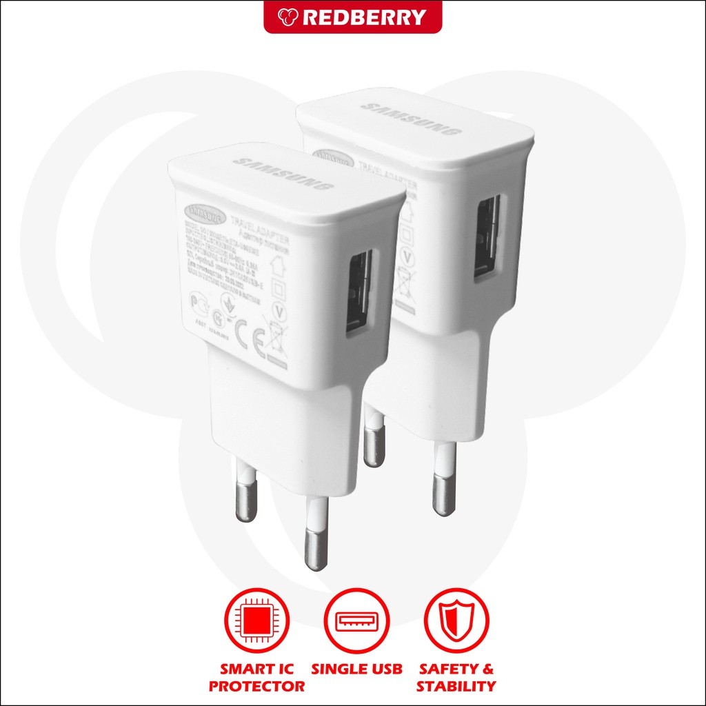 Adaptor charger samsung s4 batok kepala cas 1 USB HP speaker powerbank tws dll