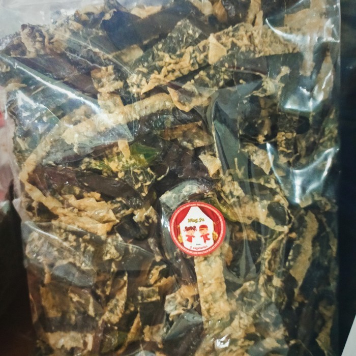 

Vegetarian Skin Seaweed Mentah 1kg / Kerupuk Seaweed Vegan Mentah