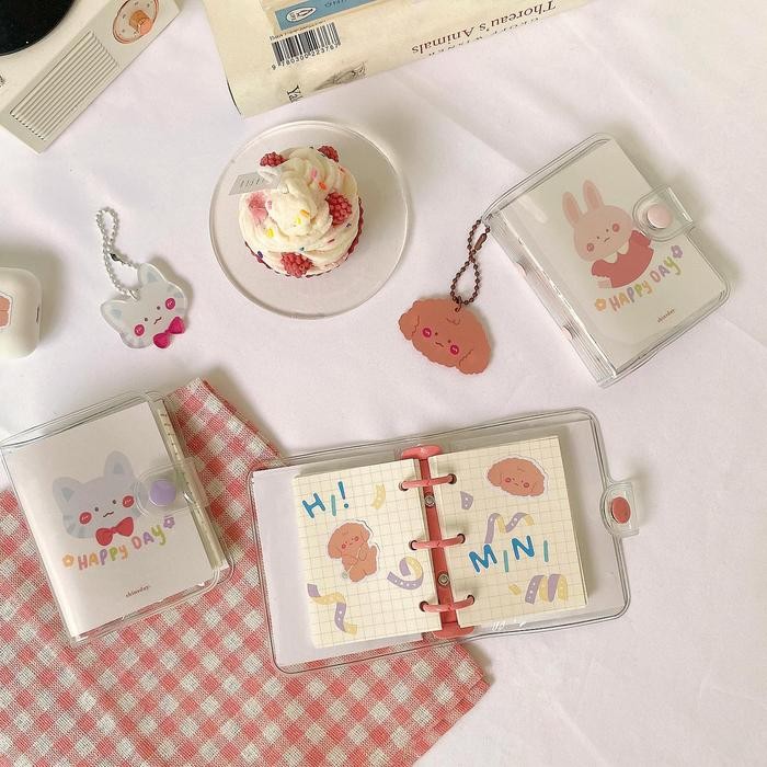 

Aksesoris Promo Moerah~ SHINSDAY Mini Binder 3 Rings Warna - White, Binder Only