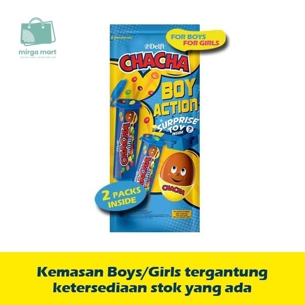 

DELFI CHA CHA MINIS SURPRISE BOYS-GIRLS 2 PCS X 12,5 GR - COKLAT mirga mart