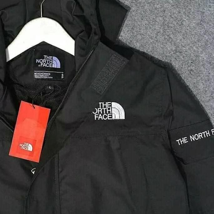 Jaket Parasut Outdoor Tnf Saku Samping Waterproof Jaket Gunung/Jaket Hoodie Outdoor || Jaket Parasut