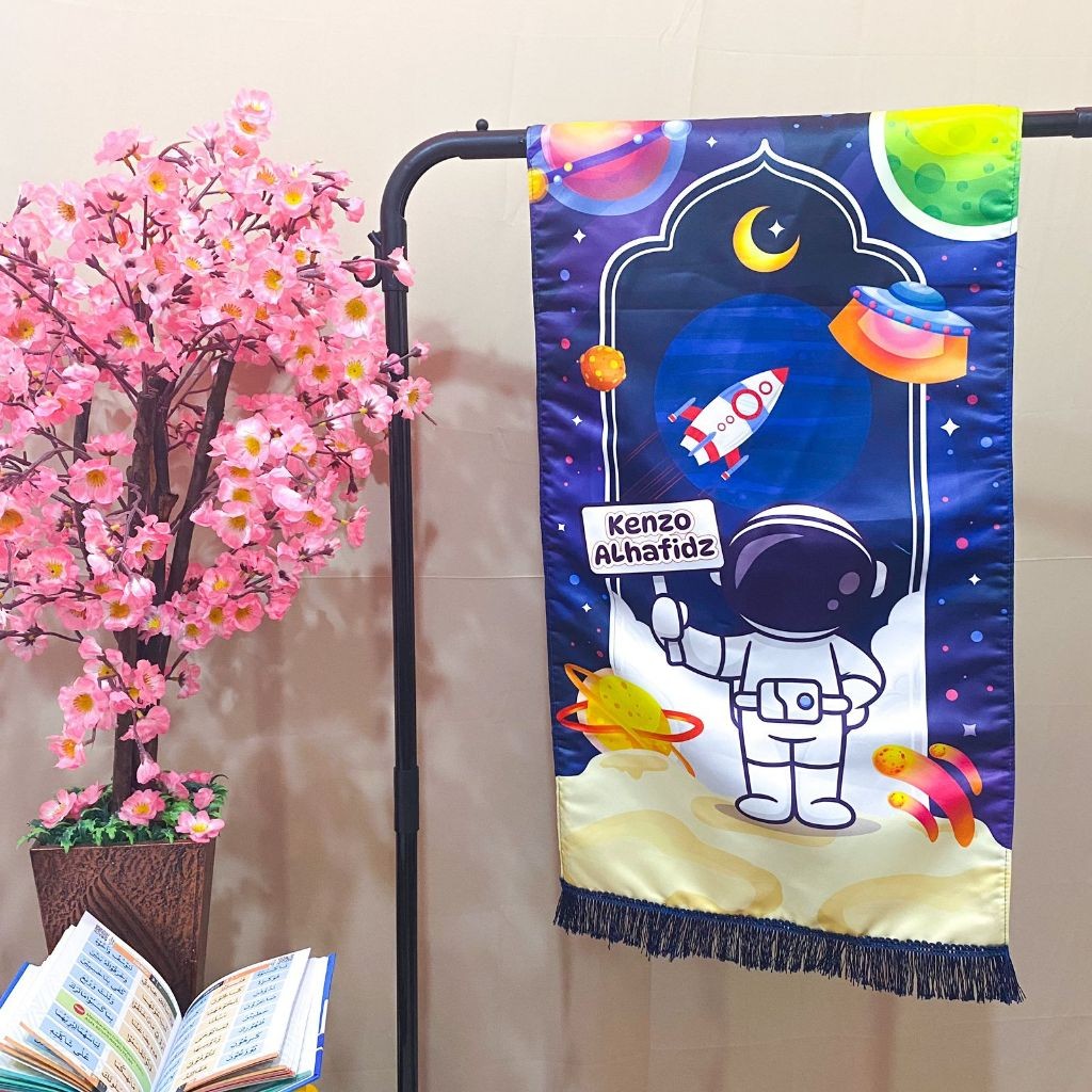 Sajadah Custom Anak-Anak Premium Tebal Busa Eksklusif Hadiah Anak Sajadah Tebal Premium Kado Sajadah