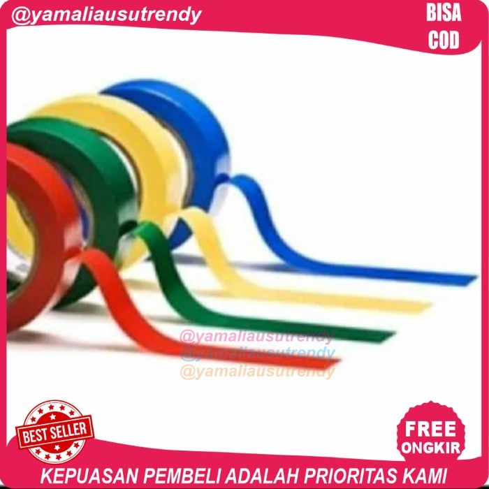 

Isolasi Listrik Nitto Warna merah/kuning / biru / hijau - Biru