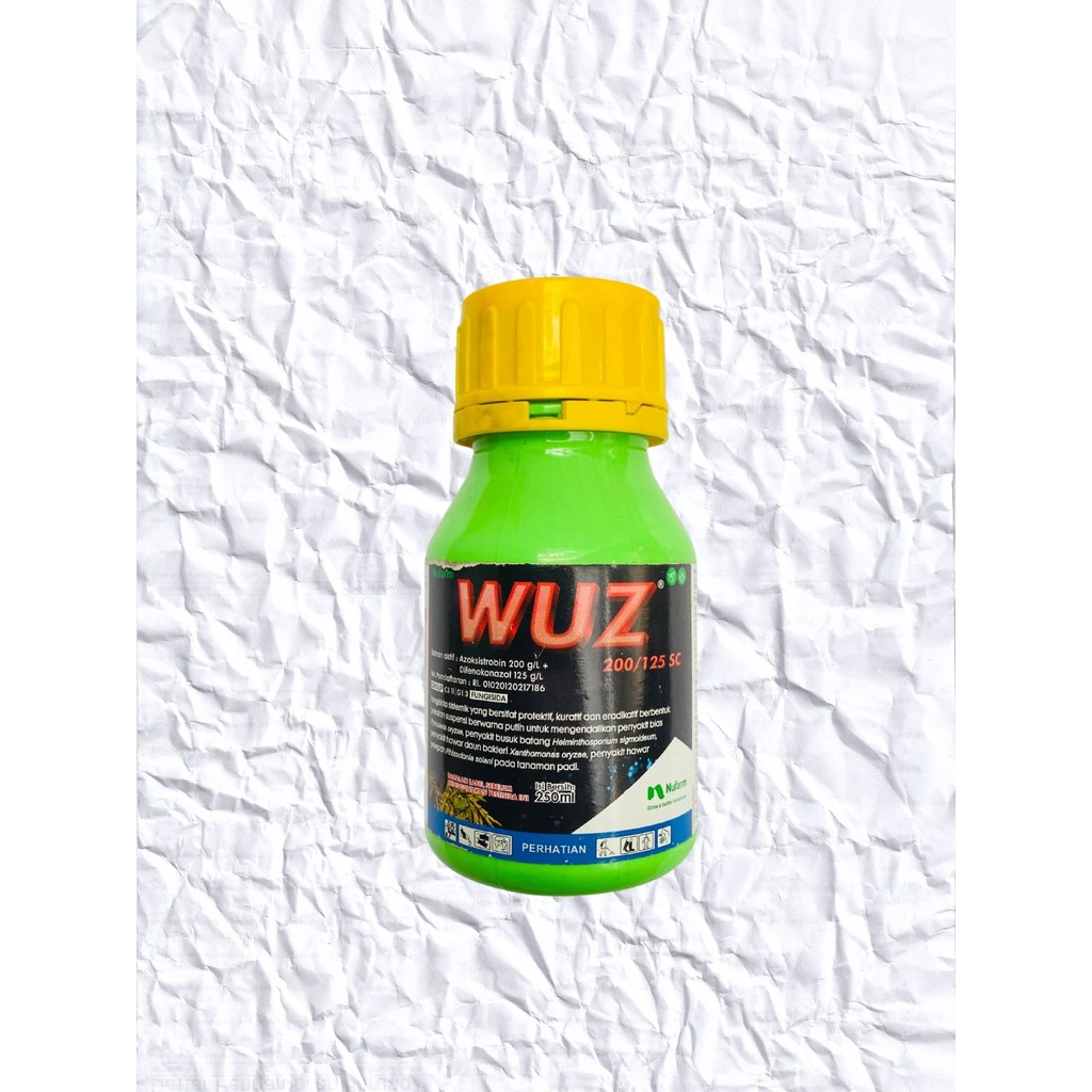 Fungisida WUZ 200/125SC pengendali blast busuk batang isi 250ml dari NUFARM