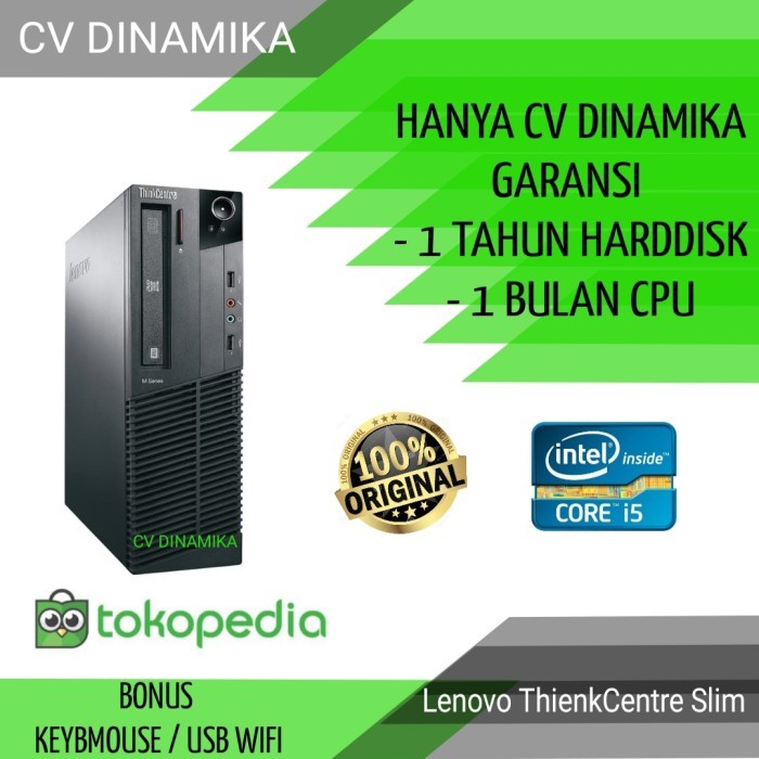 lenovo i5 M series Ram 8 Gb CPU PC Desktop Branded Ori