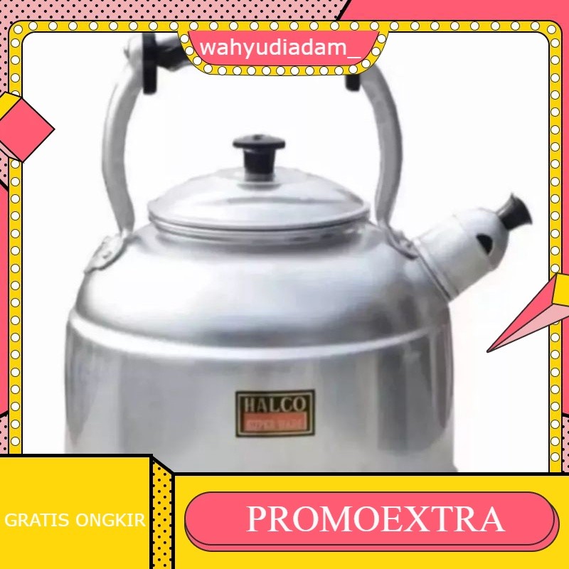 Teko Halco Bunyi 22cm 4liter ORIGINAL HALCO / Teko Halco Aluminium Tebal 4 Liter / TEKO BUNYI SIUL H
