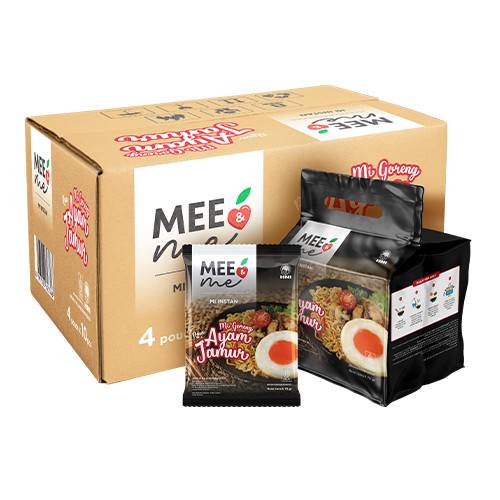 

MEE & ME AYAM JAMUR (GORENG) Original HNI HPAI - Mie Instant Goreng HNI HPAI
