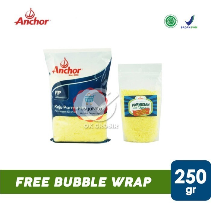 

Anchor Parmesan cheese 250gr - parme-ice gel - parme-ice gel - FasyAnita Mart Denpasar