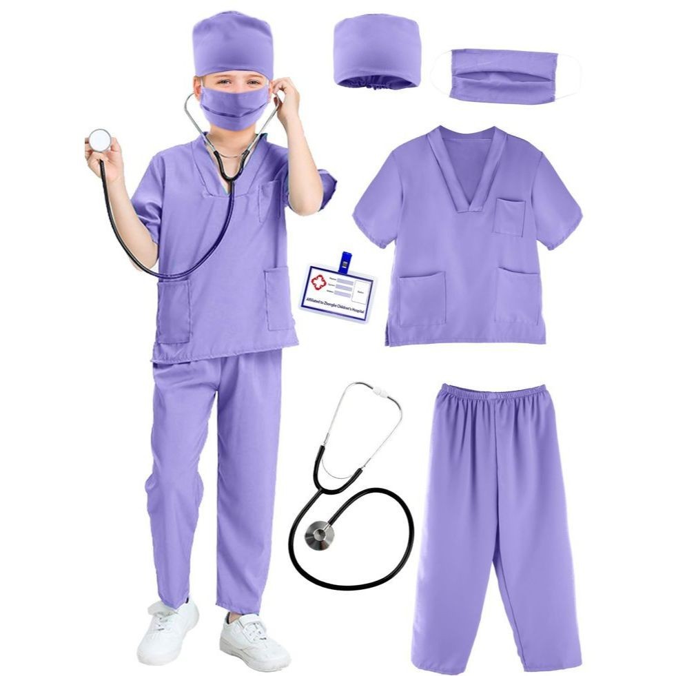 DISKON JENDRAL - BAJU PROFESI ANAK DOKTER BEDAH SERAGAM SCRUB DOKTER UNTUK ANAK SCRUB KIDS