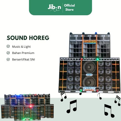 [ JIBIN ] Miniatur Speaker Sound System Horeg Sound Horeg Mini Lampu Dan Musik OkeGas Sound Sistem