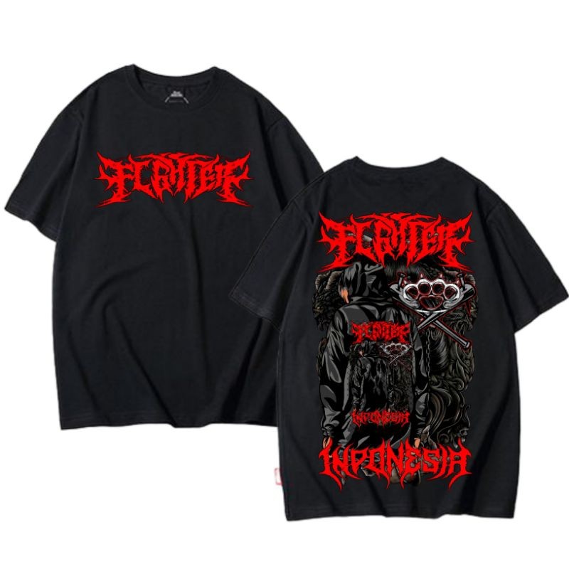 KAOS DISTRO FIGHTER INDONESIA (NETRAL)