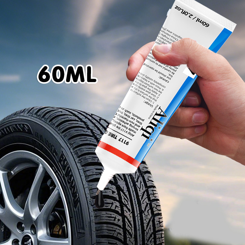 60ml Lem Tambal Perbaikan Ban Mobil Sepeda Motor Anti Bocor / Lem Ban Luar Anti Bocor / Lem Penambal