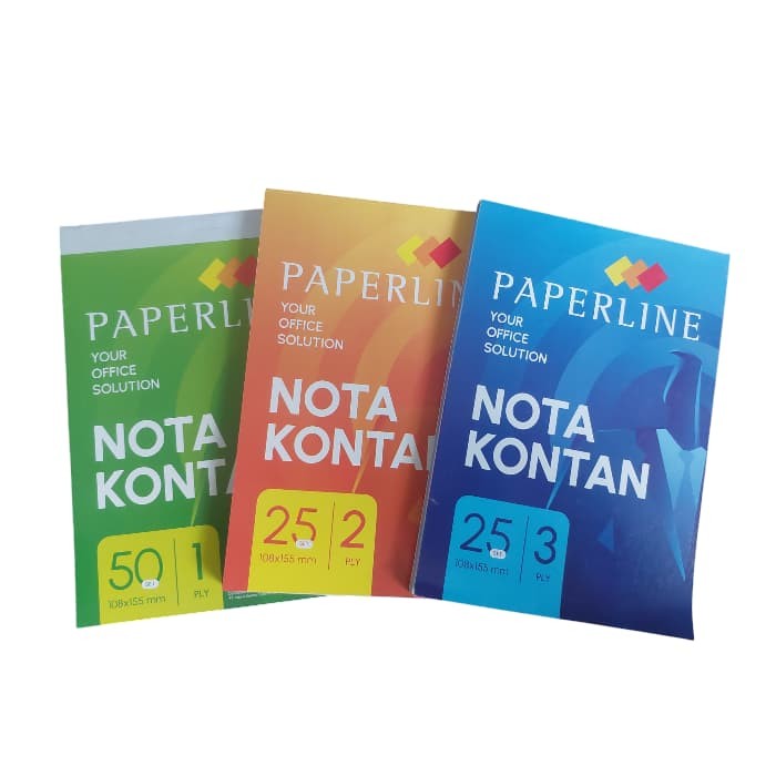 

PAPERLINE NOTA KONTAN NOTA 2PLY NOTA 1 PLY NOTA 3PLY NOTA TULIS