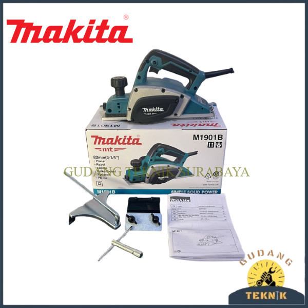 MAKITA M1901B Mesin Pasrah / M 1901 B Planner / M1901 B Ketam / Serut