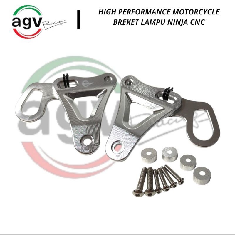 Breket Lampu Ninja SS Ninja R Kupingan Breket Lampu Agv Untuk Ninja SS Ninja R CNC