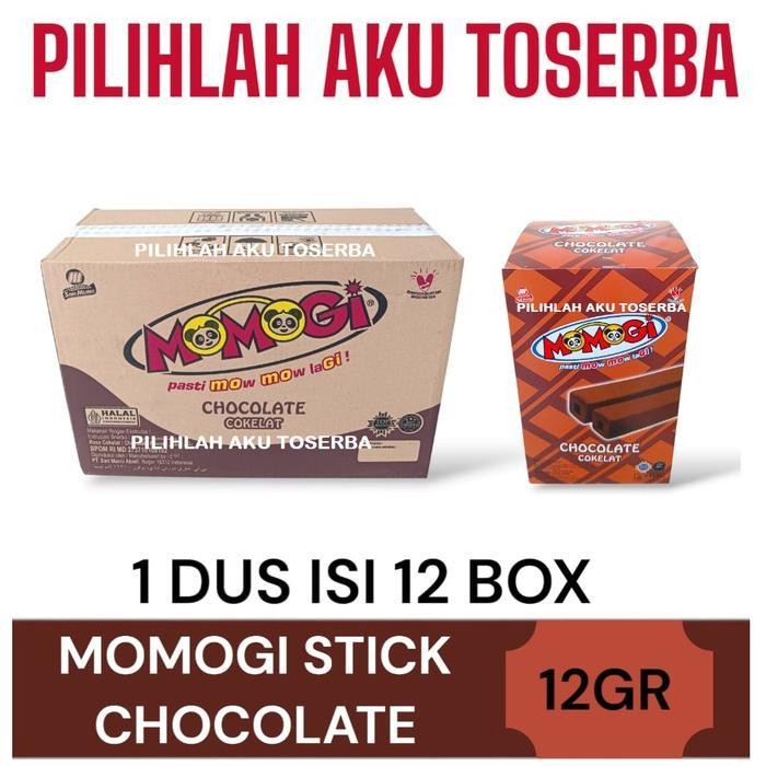 

Momogi LONG Stick COKELAT 12 gram - ( HARGA 1 DUS )