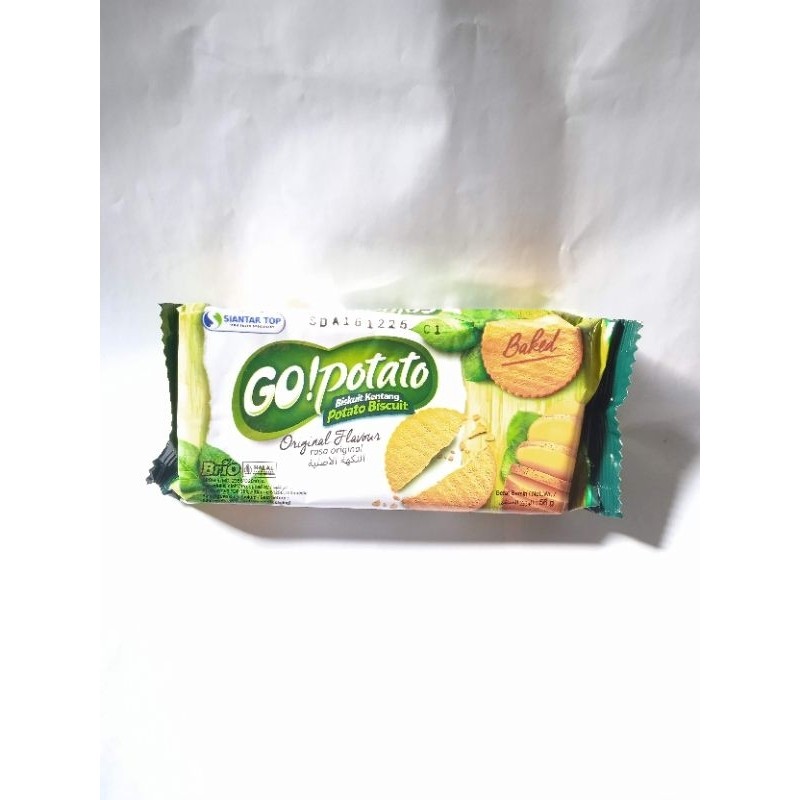 

Siantar Top Go Potato 56g Snack Kentang Biskuit Potato Rasa Kentang OriginalJajan