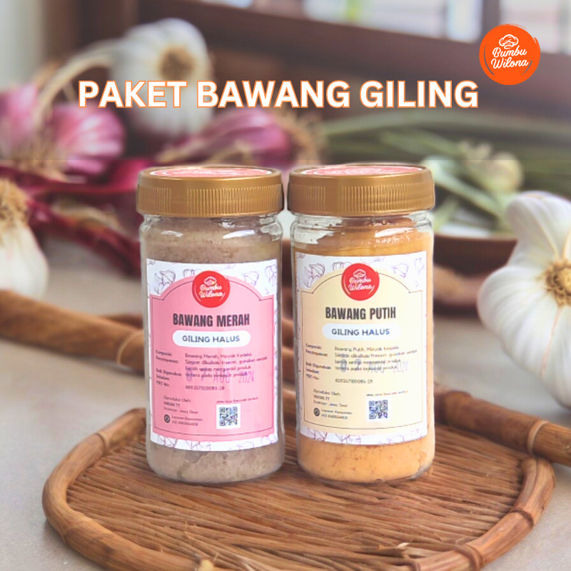 

PAKET BAWANG GILING HALUS BUMBU WILONA