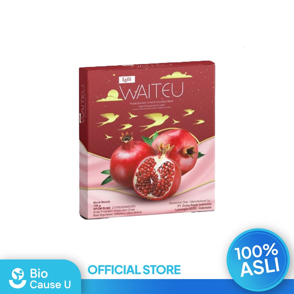 Laili Waiteu Delima Collagen Drink Sarang Burung Walet 150Gr (SP) BIOCAUSEU