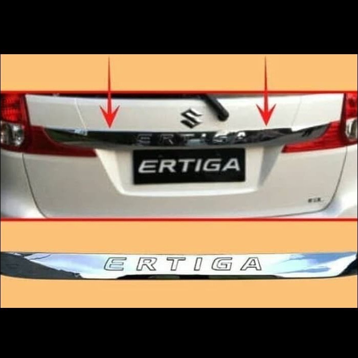 TrunkLid / List Pintu Belakang All New Ertiga Full Chrome SGP ORIGINAL