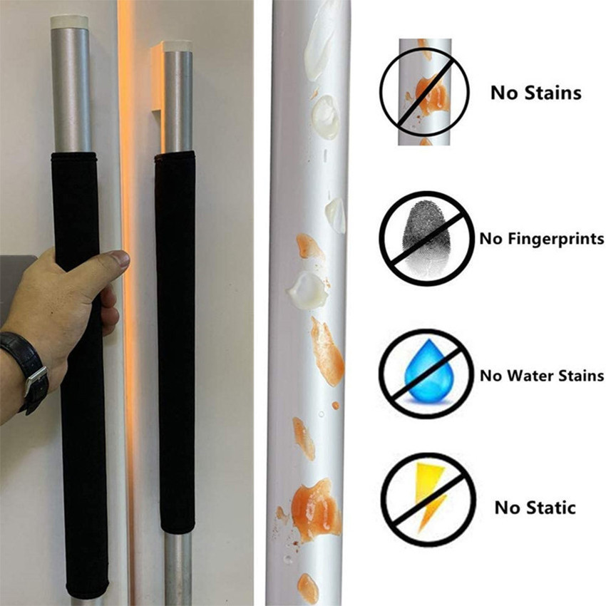 Sarung Gagang Kulkas Dua Pintu Kiri Kanan Sarung Cover Pelindung Handle Pegangan Pintu Kulkas Bahan