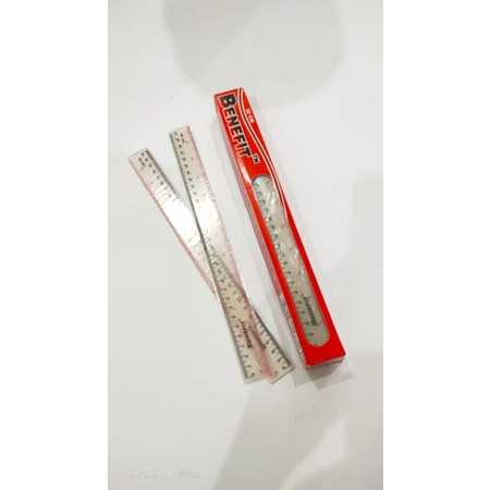 

[S_ATK] PENGGARIS BENEFIT 30CM/PENGGARIS TRANSPARAN 30CM