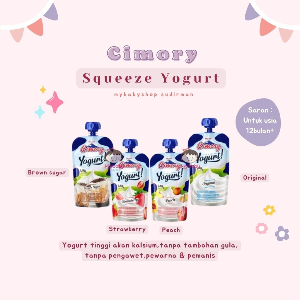 

Cimory Squeeze Yogurt - Yoghurt Aneka Rasa - yogurt anak