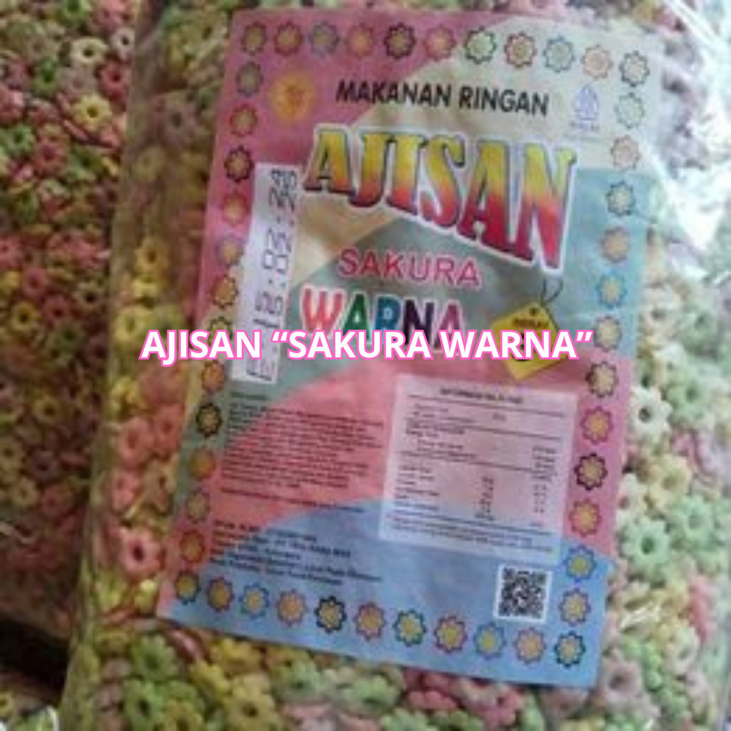 

PROMO Termurah! jajan ribut kiloan kerupuk ajisan Sakura Warna jajan jadul ajisan