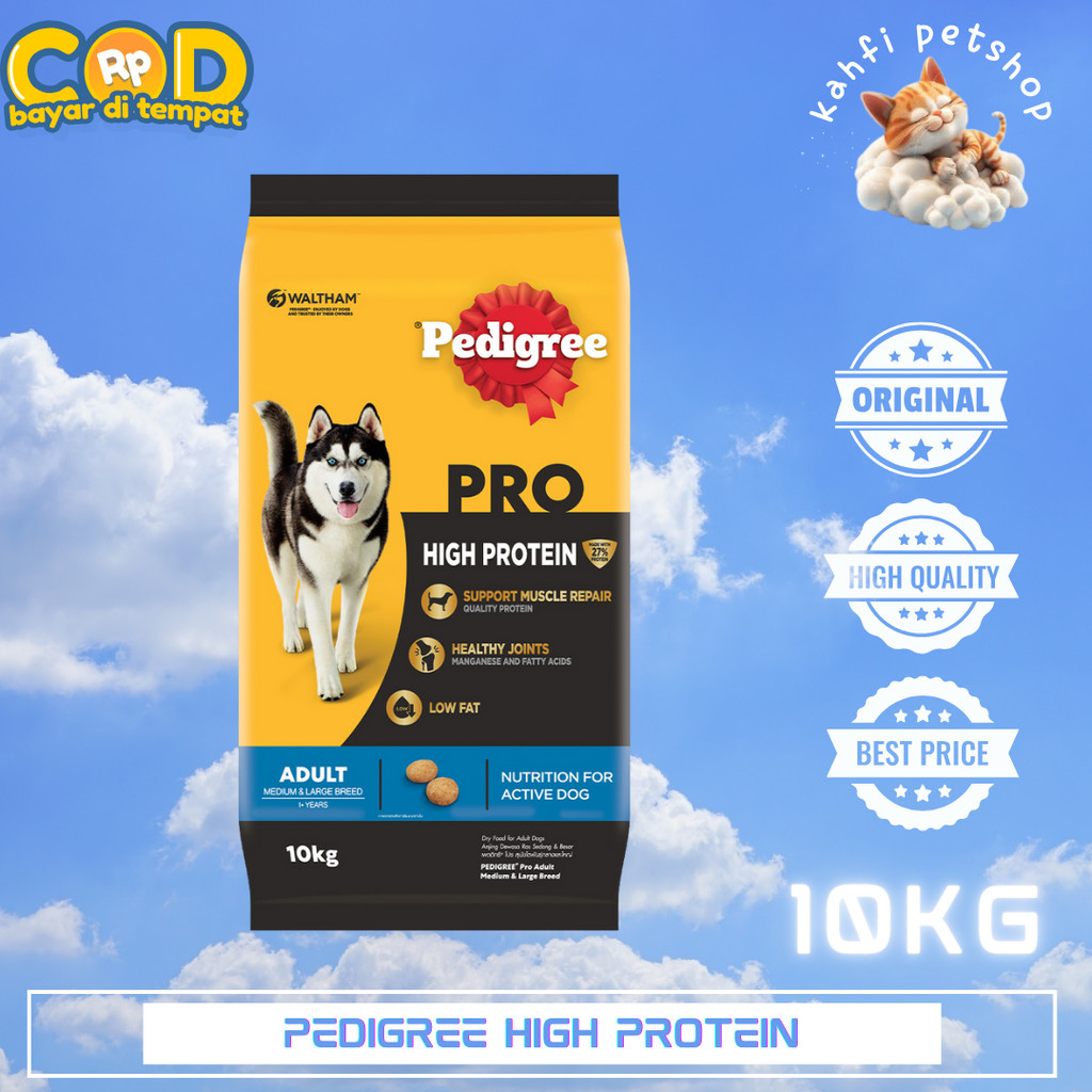 Pedigree Pro High Protein Adult Medium & Large Breed 10kg