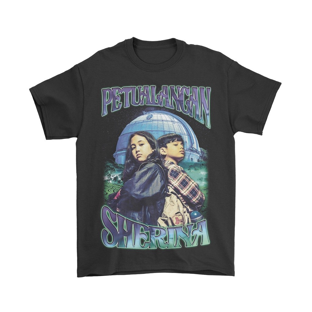 【COD】 Kaos Film Petualangan Sherina Vintage Movie Tshirt T-shirt