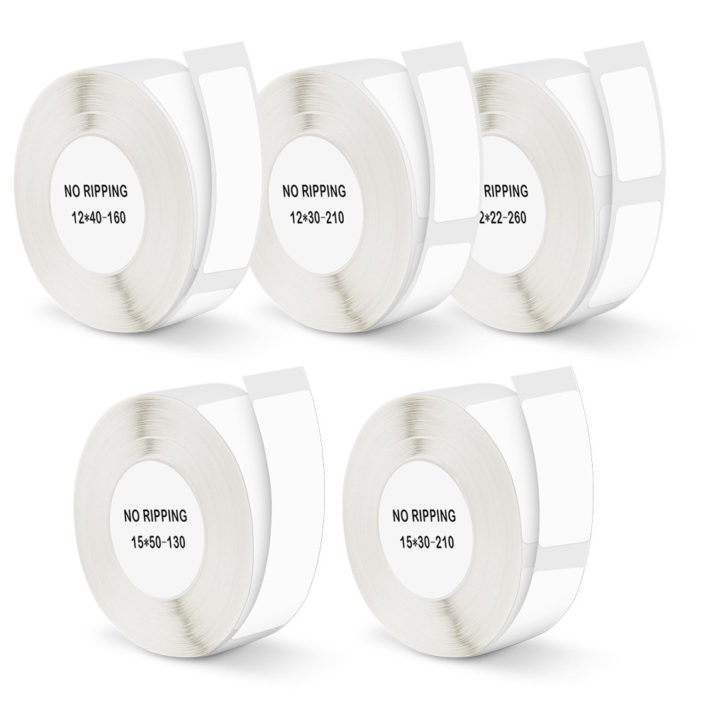 

Niimbot D11 D110 D101 Label Sticker 12*40mm 15*30mm 15*50mm White Adhesive Thermal Paper Roll Niimbot Labels for Niimbot Printer