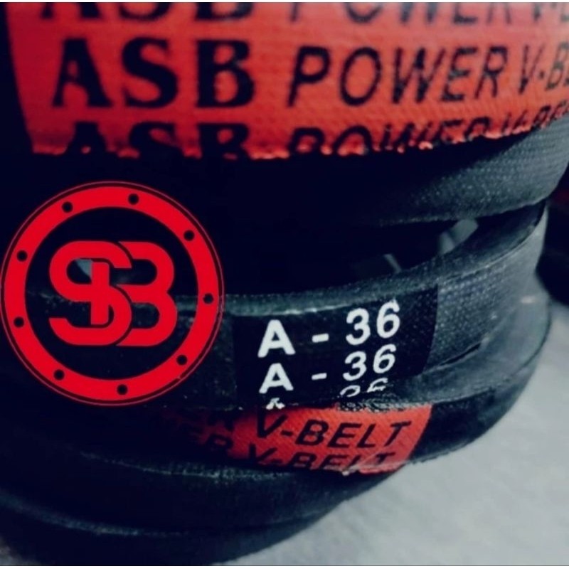 VAN BELT V BELT FAN BEL TALIKIPAS A36 A 36  ASB ASLI ORIGINAL