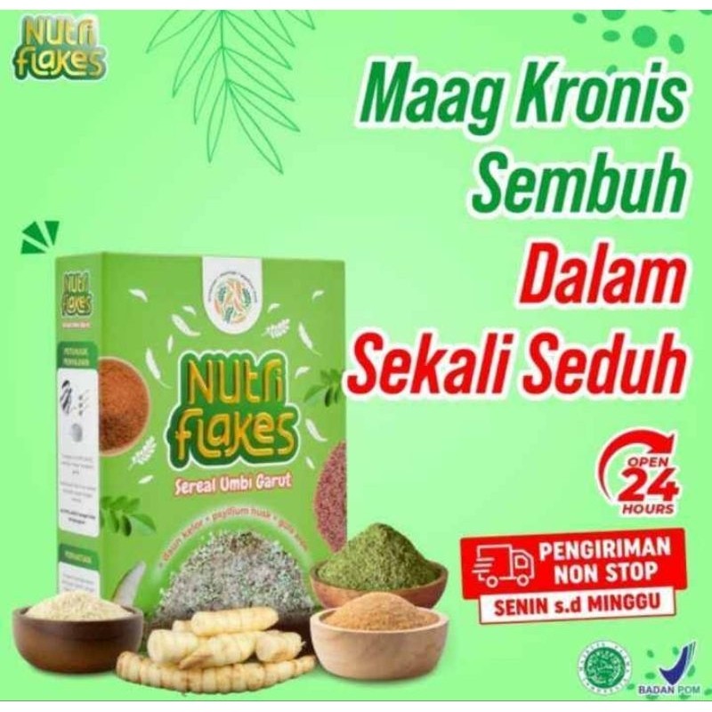 

NUTRIFLAKES Original Sereal Umbi Garut Mampu Atasi Permasalahan Pada Asam Lambung