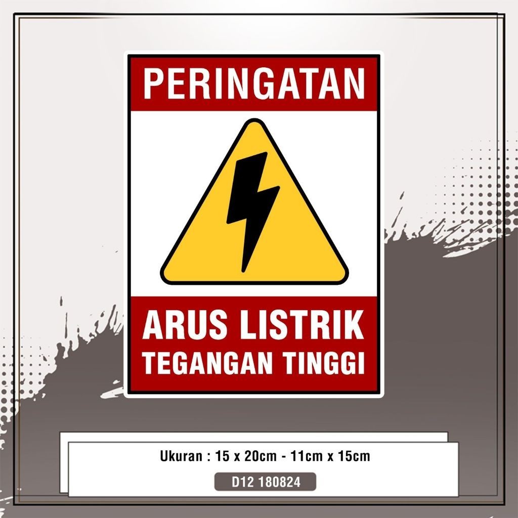 

STIKER TEGANGAN TINGGI | STIKER LISTIK | STIKER HATI HATI LISTRIK | STIKER LISTRIK TEGANGAN TINGGI