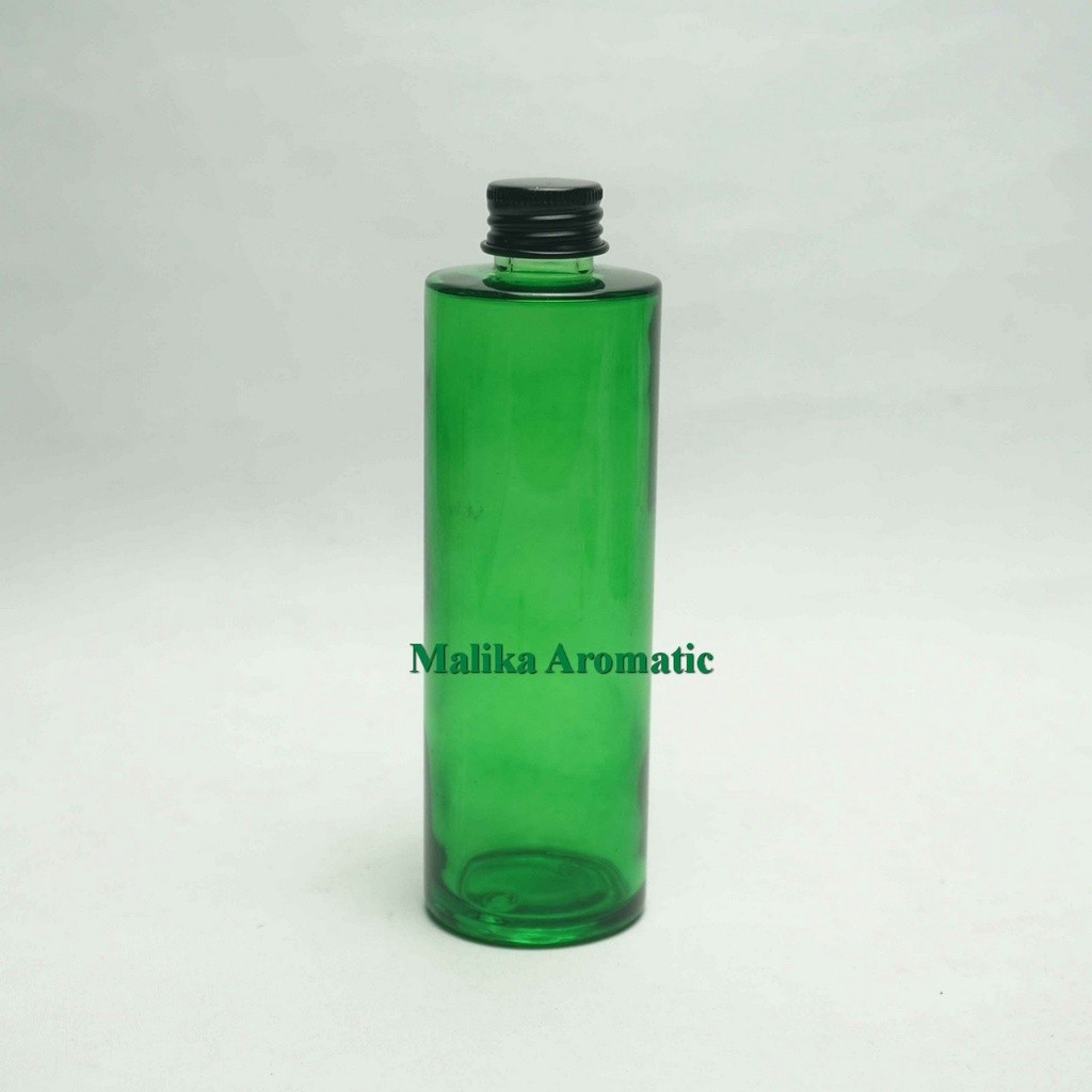 Serum 100 ml Kaca RF Hijau Original Tutup Alumunium / Botol Kosmetik / Botol Serum / Serum Kaca Ulir
