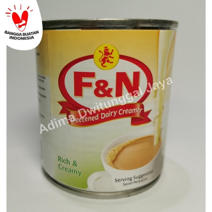 

Susu / Susu kental manis / Sweetened Dairy Milk F&N 390 gr