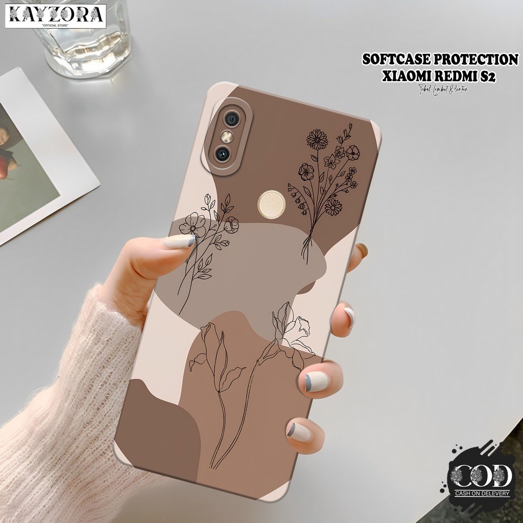 Softcase Xiaomi Redmi S2 Terbaru - Fashion Case Aesthetic - Case Xiaomi Redmi S2 - Silikon Tpu Pro C