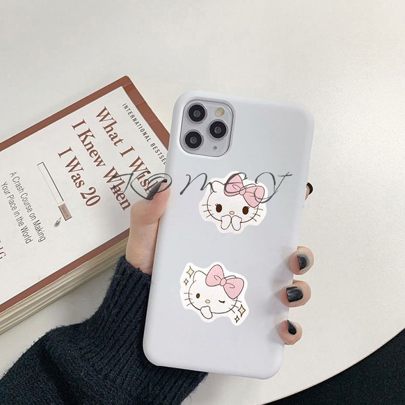 

【qing】Stiker Gulung Kitty Stiker Dekoratif Laptop Tablet Super Lucu Stiker Penyegel Scrapbook