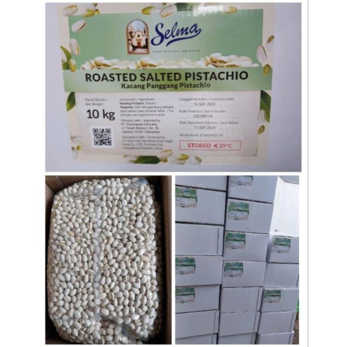 

Kacang Pistachio Selma 10Kg Termurah