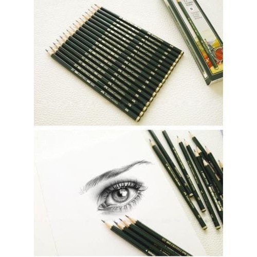 

FABERCASTELL FABER-CASTELL 9000 graphite Pencils 6H 1Pack / 12 Pcs