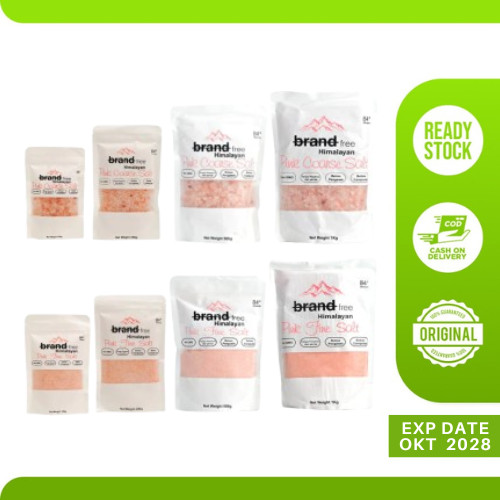 

Garam Himalaya Organik Original Premium Pink Himalayan Salt Brandfree - Asli Himalaya 84+ Minerals HALAL Non GMO Tanpa Pewarna Perisa Pengawet